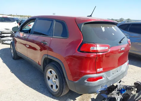 2014 Jeep Cherokee Sport из США, поврежденный, VIN 1C4PJLAB4EW123494